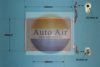 AUTO AIR GLOUCESTER 16-1395 Condenser, air conditioning